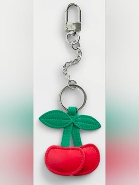 Gap Cherry Fruit Keychain Bag Charm, New